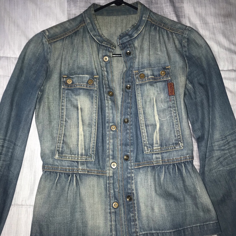 7 for all man kind denim jacket